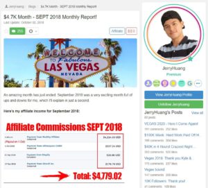 Success story Wealthy Affiliate