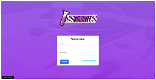 Login page digifunnel lab pro