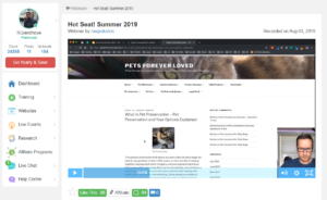 Wealthy Affiliate Premium Live event hotseat