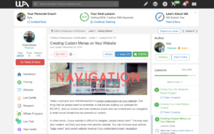 WA Lesson 8 Creating custom menus