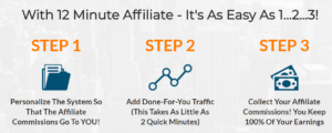 12 Minute affiliate steps