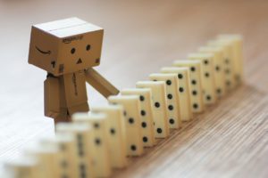 Affiliate marketing is like dominoes