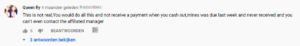 Queen Rye Tap 2 Earn Scam YouTube comment