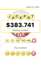 Lucky Day App winning lotto numbers