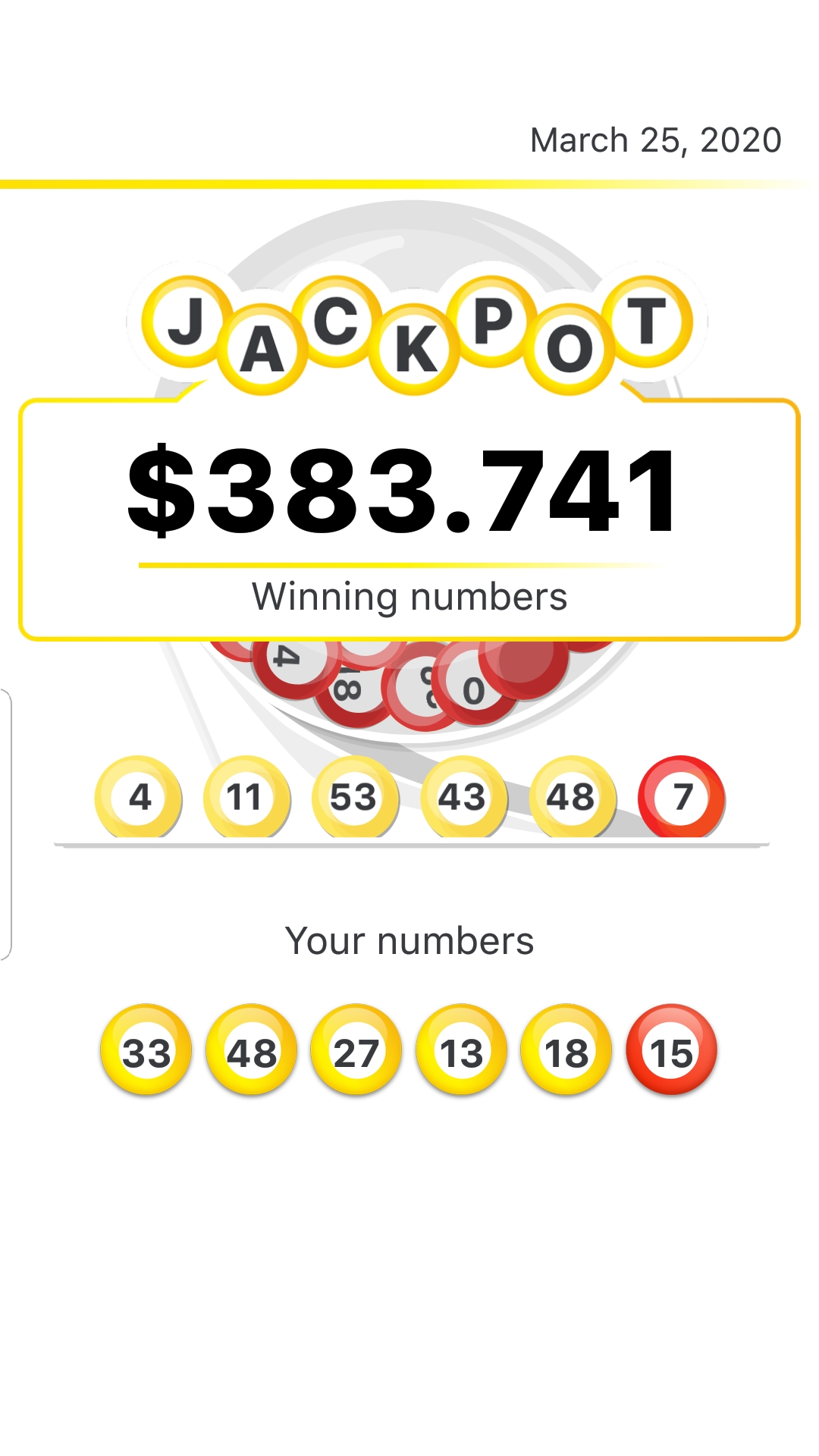 lotto lucky day numbers