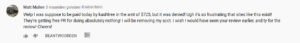 Kashtree comment was supposed to be cashed out today