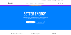 Pruvit main page