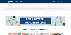 Amway main page