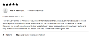 Consumer affairs comment price keeps going up