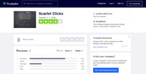 Trustpilot scarlet clicks review
