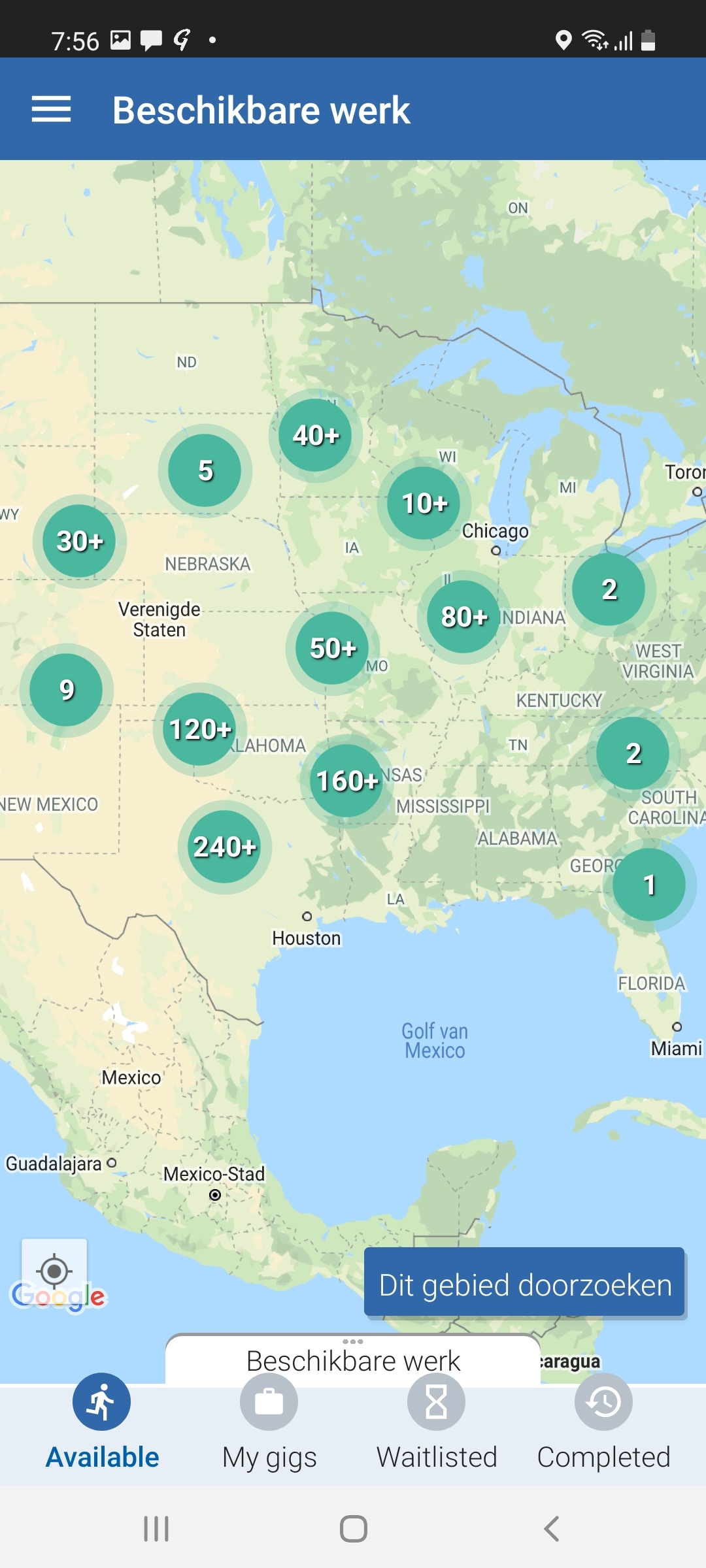 Gigwalk job spots