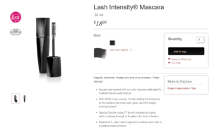 Mary Kay Affiliate Product Lash intensity