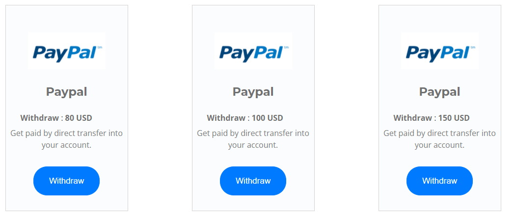 Wintub paypal withdraw methods