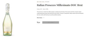 Onehope best seller Italian Prosecco Millesimato