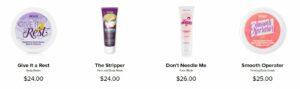 Perfectly Posh Products in the 20 dollar range