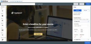 Aweber review landing page builder