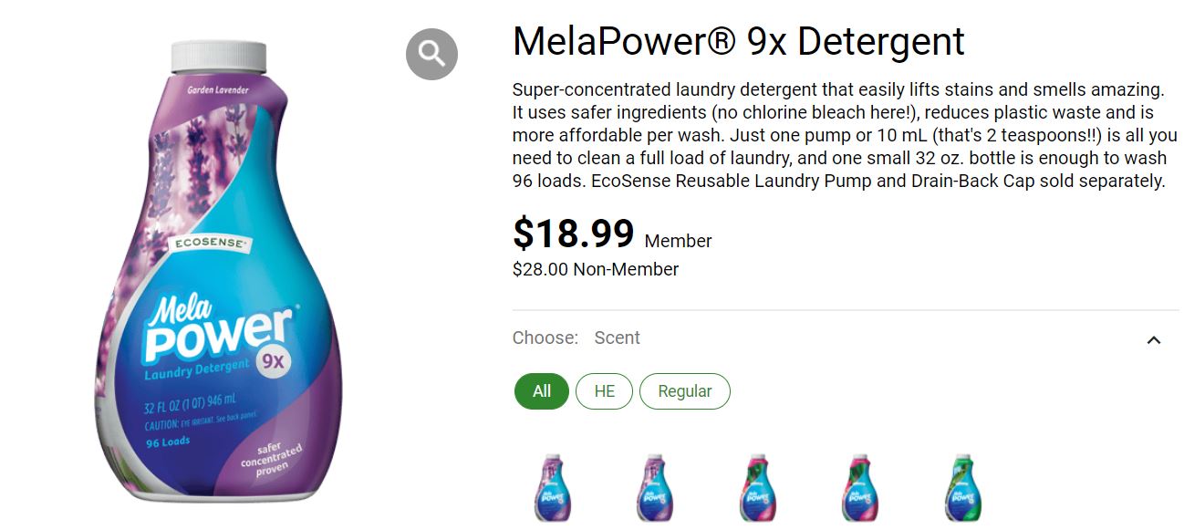 Melaleuca MelaPower 9X laundry detergent