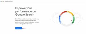Google search console start now
