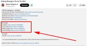 YouTube description affiliate marketing