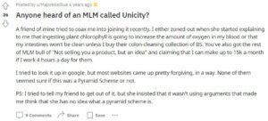 Subreddit Unicity Review
