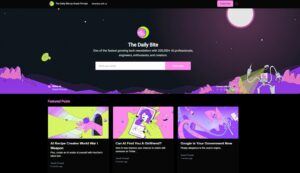 The daily bite newsletter post page